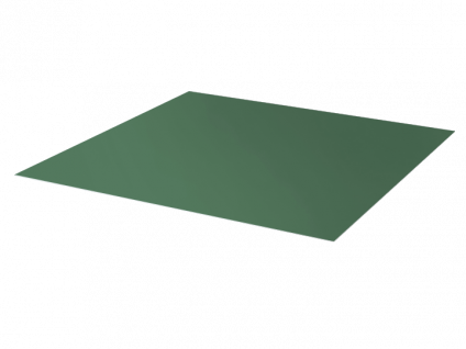 Лист полимерный, кв.м 0.45  RAL6000 патиново-зеленый